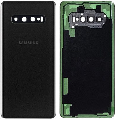 Flipkart SmartBuy SAMSUNG Galaxy S10 Plus / SM-G975F ( With Camera Ring Cover Lens ) OG Back Panel(Black)