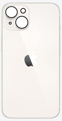 FLOUNDER IPHONE 14 PLUS GLASS WITH PROPER LOGO Back Panel(Starlight)