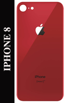 Flipkart SmartBuy Apple iPhone 8 (Glass) Back Panel(Red)