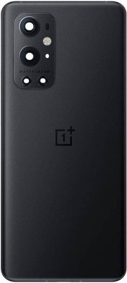 SRaccessories OnePlus 9 Pro (with Camera Lens) Back Panel(Stellar Black)