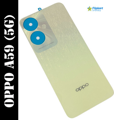 Flipkart SmartBuy OPPO A59 ( 5G ) Back Panel(Silk Gold)