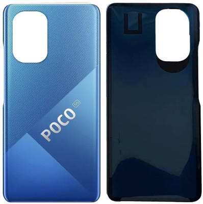 Sandreezz Xiaomi Poco F3 (Glass) (with Proper Logo) Back Panel(Deep Ocean Blue)