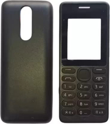imbi Nokia 108 Dual Sim Model Front Back Body With Keypad Front & Back Panel(Black)