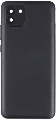imbi Samsung Galaxy A03 With Network Antenna, Power and Volume Button Camera Glass Back Panel(Black)