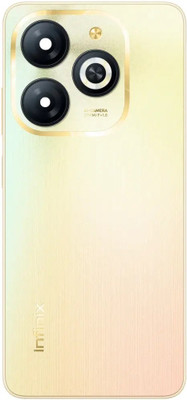 Flipkart SmartBuy Infinix SMART 8 HD (X6525) (Housing Body) with Middle Ring Back Panel(Shiny Gold)