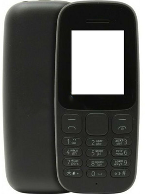 imbi Nokia 105 (2017) Dual Sim Front Back and Middle Body With Keypad Full Panel(Black)