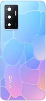 TrofT Vivo Y75(Glass)With Camera Lens Back Panel(Dancing Waves)