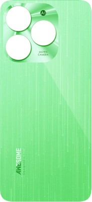 HQP for Itel A70 ( A665L ) - [ With Pre Installed Adhesive Tape ] Battery Back Door Replacement Back Panel(Field Green)