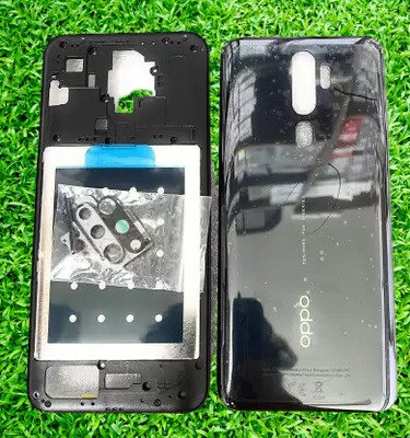 IncMart OPPO A5 -2020 Full Body Housing With key,Ring,Camara Lens Full Panel(Black)