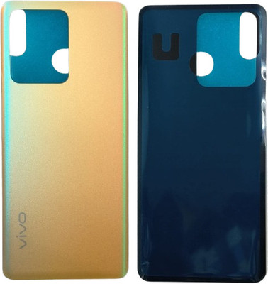 Sandreezz Vivo V23 Pro (5G) (Glass) (with Proper Logo) Back Panel(Sunshine Gold)