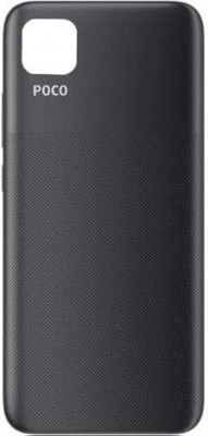 SRaccessories POCO C3 Back Panel(Matte Black)