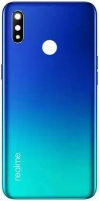 SANDYWORLD Realme 3 Battery Cover, Back Panel(Blue)