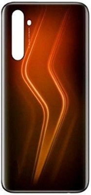 SRaccessories Realme 6 Pro Back Panel(Lightning Orange)