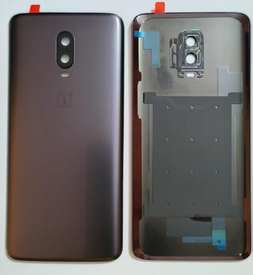 SPAREWARE ONEPLUS Oneplus 6T - (with Lens Panel) Back Panel(Matt Black)