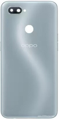 KezeMize OPPO A12 (with Proper Logo) Back Panel(Silver)