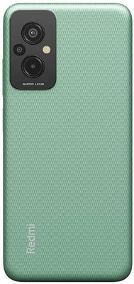 SRaccessories Redmi 11 Prime Back Panel(green)