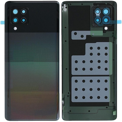 Kraze4blaze Samsung Galaxy A42 5G (With Proper Logo) Back Panel(Black)