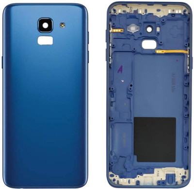 imbi Samsung Galaxy J6/ Samsung Galaxy On6 (J600F/DS) Power and Volume Button Camera Glass Full Panel(Blue)