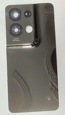 SPAREASP Oppo Reno 8 Pro (With Camera Lens) Black Back Panel(Black)