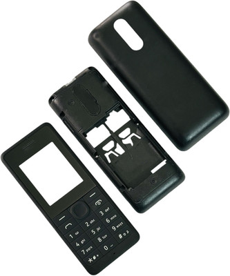 imbi Nokia 107 Dual Sim Old Model Front Back and Middle Body With Keypad Full Panel(Black)