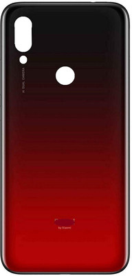KezeMize Xiaomi Redmi 7 (with Proper Logo) Back Panel(Red)