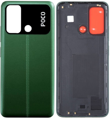 Sandreezz Xiaomi Poco C55 (Best Quality)(With Side Volume & Power Buttons) (with Proper Logo) Back Panel(Forest Green)