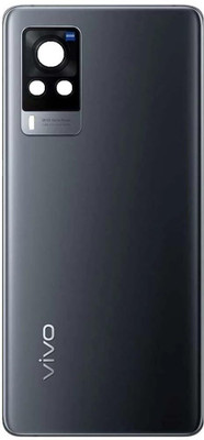 FixHub Vivo X60 BACK GLASS COMPATIBLE Back Panel(BLACK)