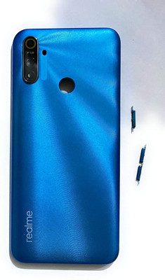 Kraze4blaze Realme Narzo 20A (RMX2050) With Proper Logo Back Panel(Victory Blue)