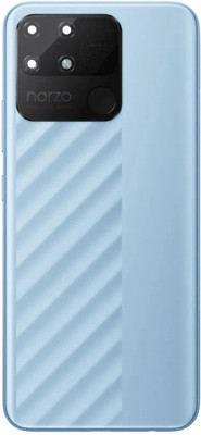 Pulora realme Narzo 50A With Camera Lens & Side Volume Power Buttons Back Panel(Oxygen Blue)