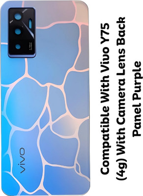 Shkiyo VIVO Y75 (4g) With Camera Lens Back Panel Full Panel(Purple)
