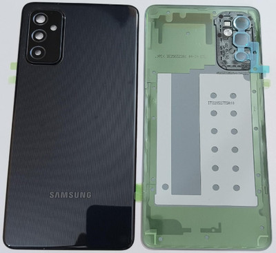 SPAREWARE SAMSUNG Samsung Galaxy M52-Black (WITH CAMERA GLASS) Back Panel(BLACK)