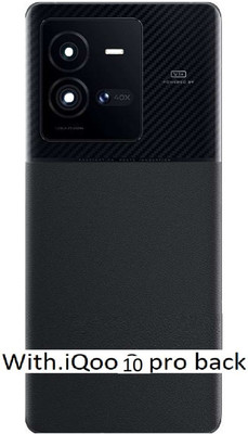 HNVIEW IQOO 10 PRO OG BACK PANEL WITH CAMERA LENS COMPATIBLE WITH LOGO Back Panel(BLACK)
