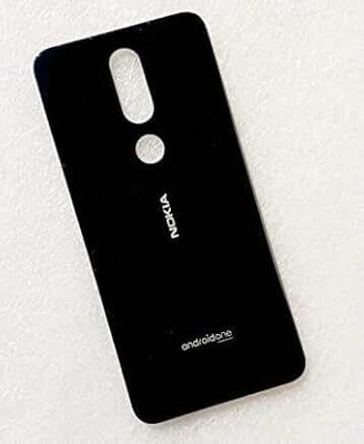 SPAREASP Nokia 5.1 Plus Black Back Panel(Black)