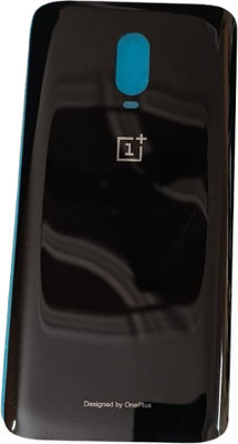 KezeMize OnePlus 6T (Glass)(Best Quality)(With Proper Logo) Back Panel(Black)