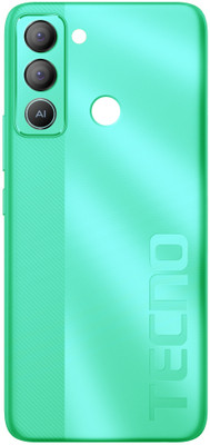 HQP for Tecno Pop 5 LTE ( BD4, BD4i, BD4a ) [ With Volume Keys and Camera Glass ] Battery Back Door Replacement Back Panel(Turquoise Cyan)