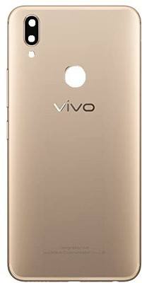 Sandreezz Vivo V9 Pro (with Proper Logo) Back Panel(Gold)