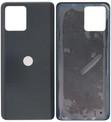 Shockware Moto Moto G72 Black Back Panel(Black)