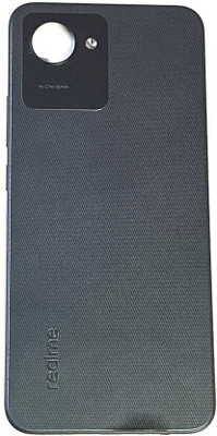 Sandreezz Realme C30s (Back Battery Door Panel) (Best Quality) (with Proper Logo) Back Panel(Night Black)