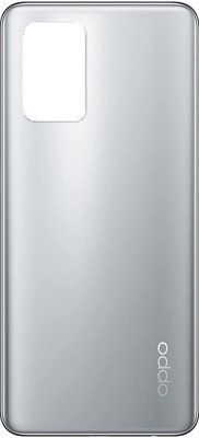 Kraze4blaze Oppo F19 (With Proper Logo) Back Panel(Silver)
