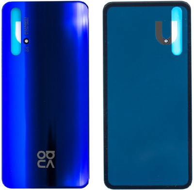 Sandreezz Huawei nova 5T (Back Battery Door Glass) (with Proper Logo) Back Panel(Crush Blue)
