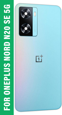 SUFO OnePlus Nord N20 SE 5G With Camera Glass Back Panel(Oasis Blue)