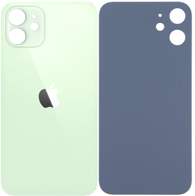 KezeMize Apple iPhone 12 (Best Quality)(With Proper Logo)(Glass) Back Panel(Green)