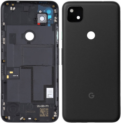 Unique4Ever Google Pixel 4A Back Panel(Black)