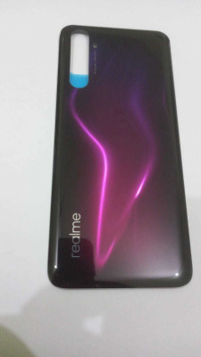 SRaccessories Realme 6 pro [glass ] Back Panel((Lightning Red))