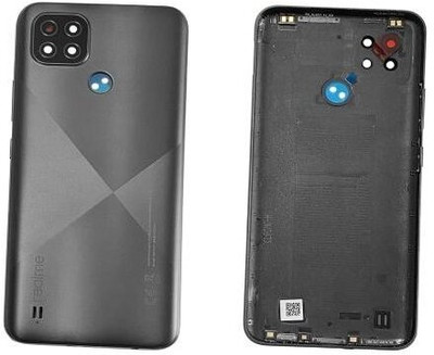 Unique4Ever Realme C21 (RMX3201) Back Panel(Cross Black)