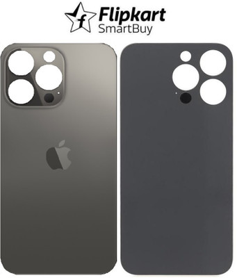 Flipkart SmartBuy Apple iPhone 13 Pro Max Premium Quality (Glass) Back Panel(Graphite)