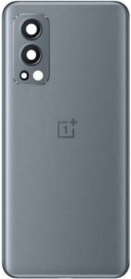 BrewingQ OnePlus Nord 2(Glass)With Camera Lens Back Panel(Gray Sierra)