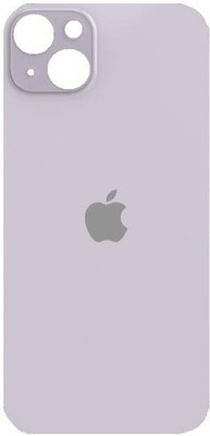 SRaccessories Apple iPhone 14 Plus (Glass) Back Panel(Purple)