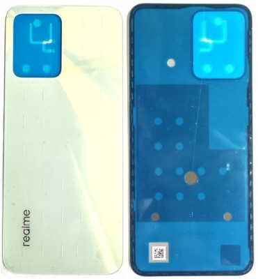 Sandreezz Realme C35 (Best Quality) (with Proper Logo) Back Panel(Glowing Green)