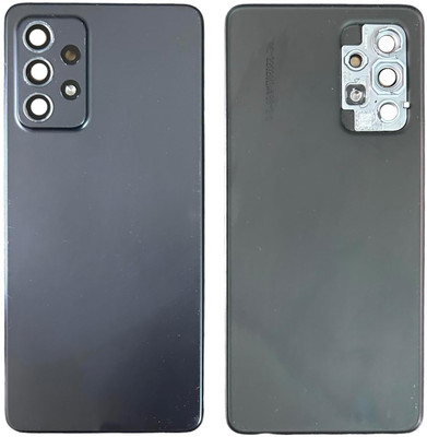 imbi Samsung Galaxy A72 4G Battery Door Wth Camera Glass Back Panel(Black)